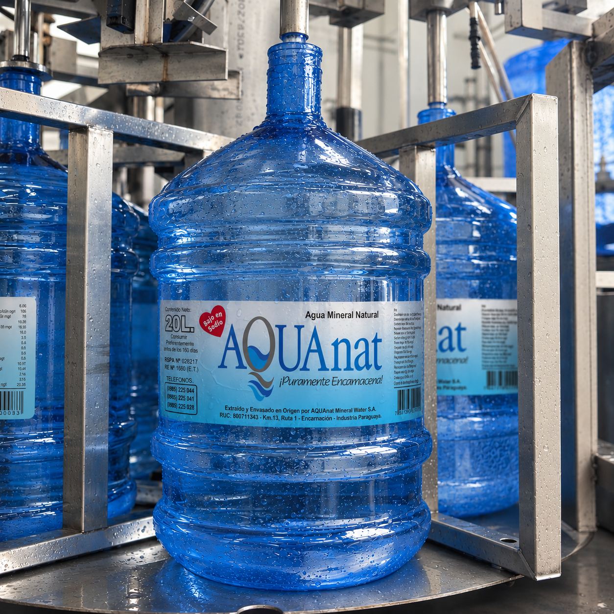 Planta de producción de AQUAnat Mineral Water